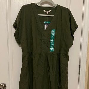 Briggs Olive Green dress